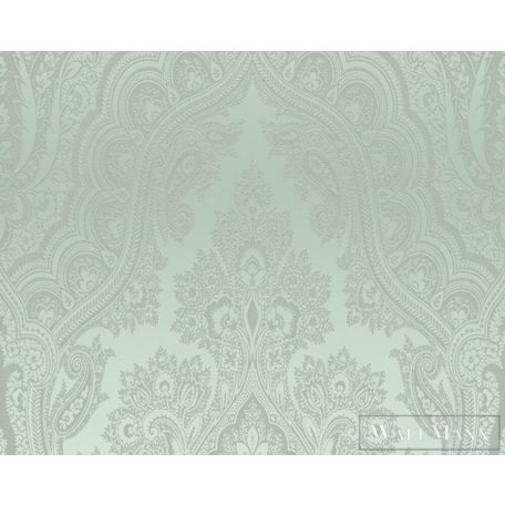 AS CREATION My Home My Spa 38708-1|Klasszikus jellegű mentazöld barokk mintás tapéta