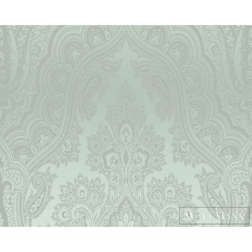 AS CREATION My Home My Spa 38708-1|Klasszikus jellegű mentazöld barokk mintás tapéta