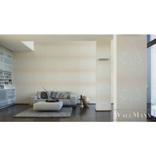 AS CREATION My Home My Spa 38708-2|Klasszikus jellegű krémszínű barokk mintás tapéta