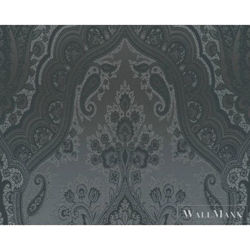 AS CREATION My Home My Spa 38708-5|Klasszikus jellegű antracit barokk mintás tapéta