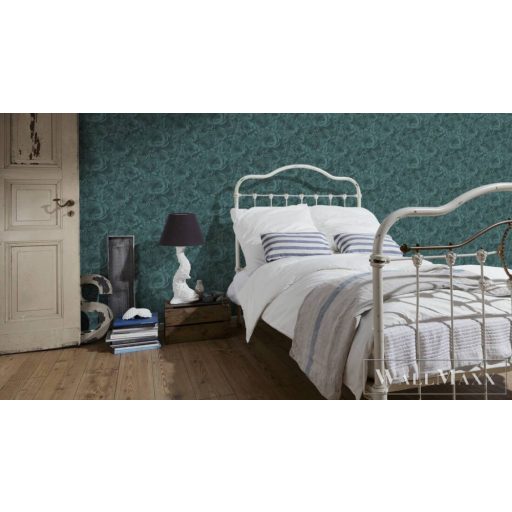 AS CREATION PintWalls 38718-4 türkíz rózsa mintás térhatású tapéta