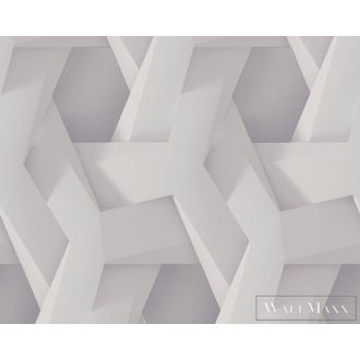   AS CREATION PintWalls 38721-1 törtfehér Tér-hatású 3D-mintás Modern vlies tapéta