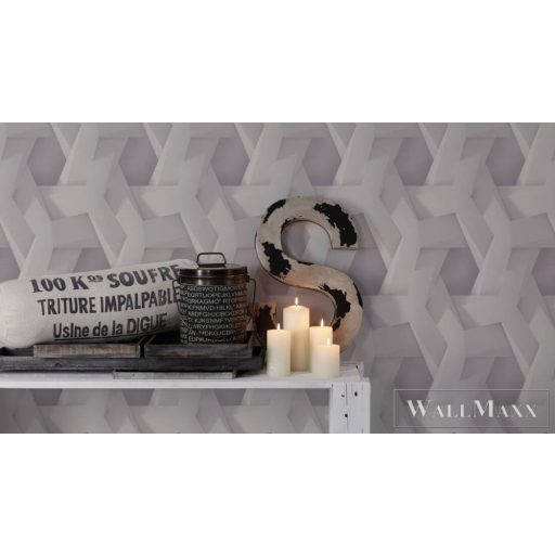 AS CREATION PintWalls 38721-1 törtfehér Tér-hatású 3D-mintás Modern vlies tapéta