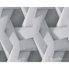   AS CREATION PintWalls 38721-2 törtfehér Tér-hatású 3D-mintás Modern vlies tapéta