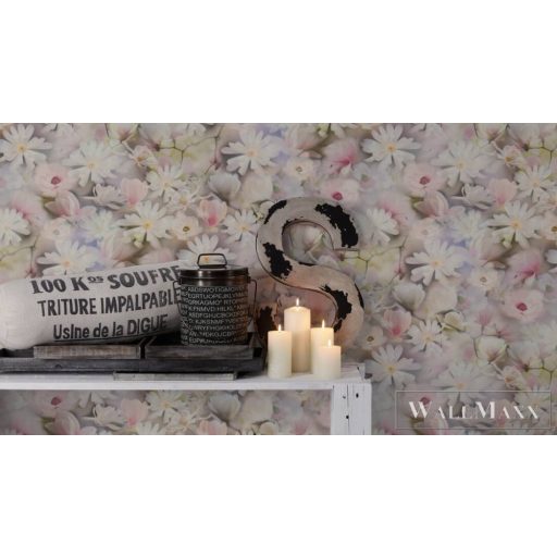 AS CREATION PintWalls 38722-1 rózsaszín virág mintás elegáns tapéta