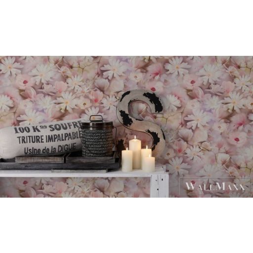 AS CREATION PintWalls 38722-2 rózsaszín virág mintás elegáns tapéta