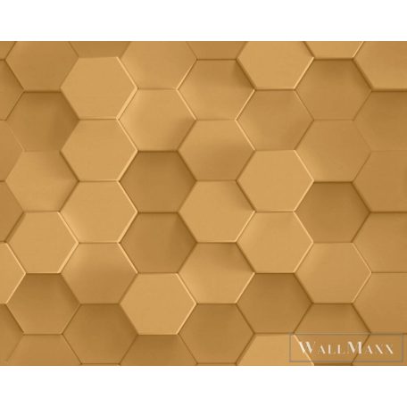 AS CREATION PintWalls 38723-2 arany mozaik mintás térhatású tapéta