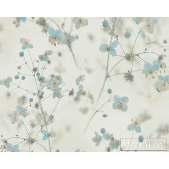   AS CREATION PintWalls 38726-2 kék virág mintás grafikus tapéta