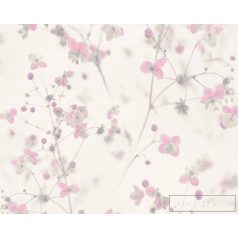   AS CREATION PintWalls 38726-4 rózsaszín virág mintás grafikus tapéta
