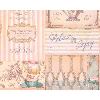   AS CREATION PintWalls 38727-1 rózsaszín teaház mintás elegáns tapéta