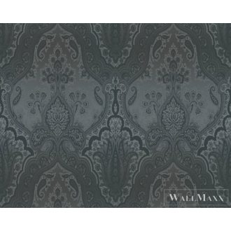   AS CREATION Garda 38730-5 fekete barokk mintás klasszikus XXL tapéta