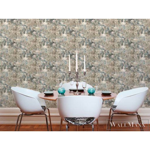 AS CREATION Garda 38731-3 fekete erdő mintás barokk XXL tapéta