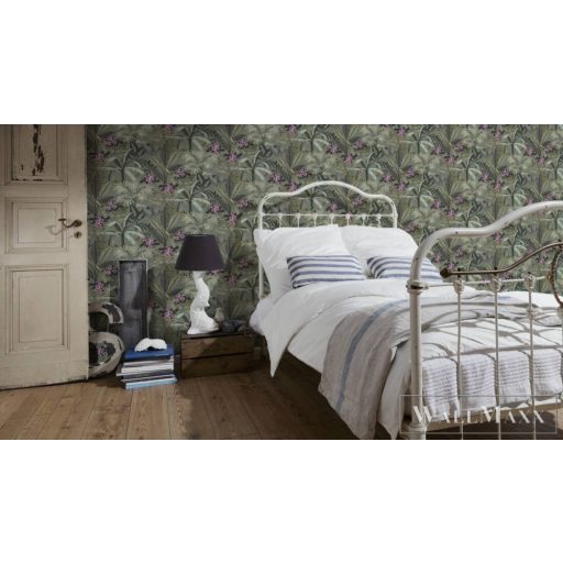 AS CREATION PintWalls 38738-2 zöld kolibri mintás grafikus tapéta