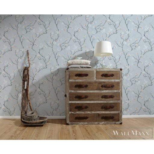 AS CREATION PintWalls 38739-1 világos virág mintás grafikus tapéta