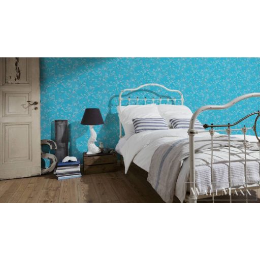 AS CREATION PintWalls 38739-3 kék virág mintás grafikus tapéta