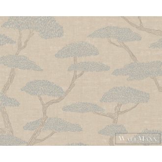   AS CREATION Nara 38741-1 bézs majomkenyérfa mintás grafikus tapéta