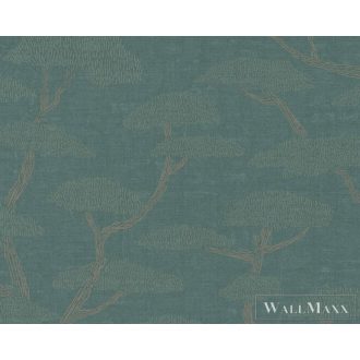   AS CREATION Nara 38741-2 kék majomkenyérfa mintás grafikus tapéta