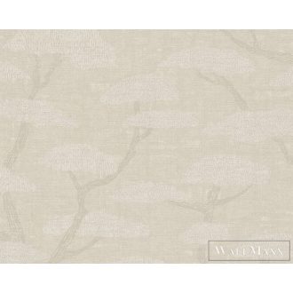   AS CREATION Nara 38741-4 bézs majomkenyérfa mintás grafikus tapéta