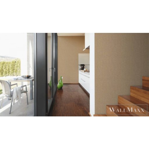 AS CREATION Nara 38742-2 sárga afrika mintás grafikus tapéta