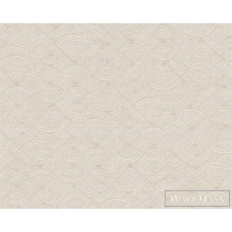   AS CREATION Nara 38742-5 bézs afrika mintás grafikus tapéta