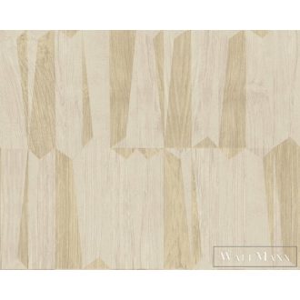   AS CREATION Nara 38743-2 bézs parketta mintás grafikus tapéta