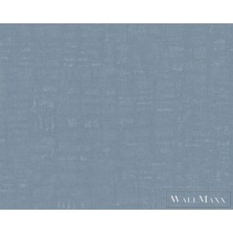   AS CREATION Nara 38745-7 kék Textil mintás Grafikus vlies tapéta