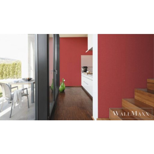 AS CREATION Nara 38746-2 piros Textil mintás Grafikus vlies tapéta