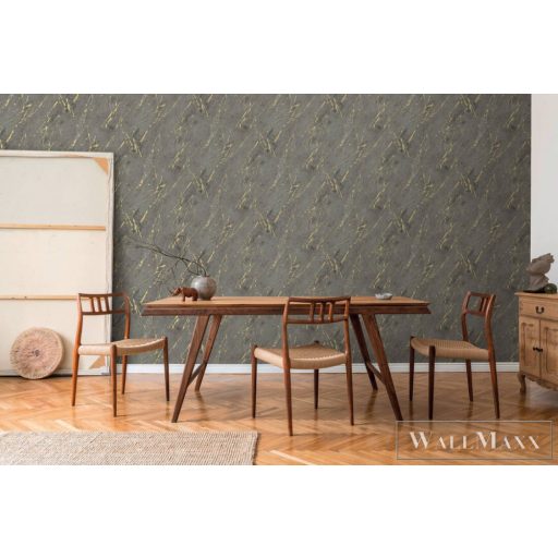 AS CREATION Battle of Style 38817-5 arany márvány mintás klasszikus tapéta