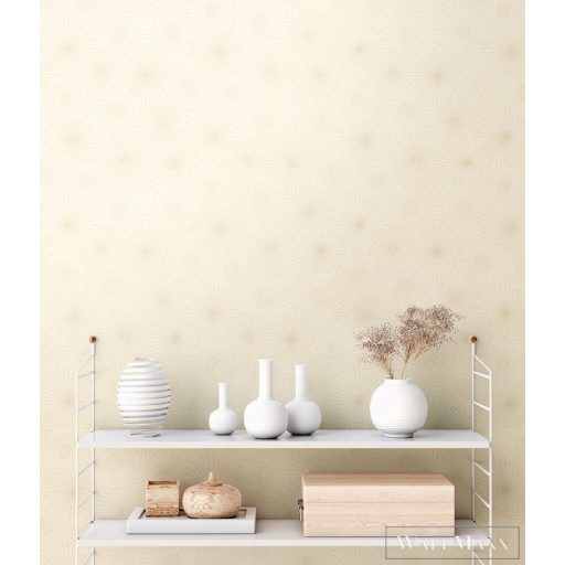 AS CREATION Battle of Style 38818-3 krémszínű csillag mintás klasszikus tapéta