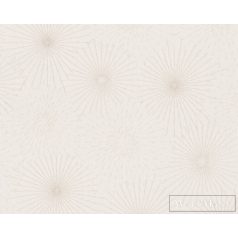 AS CREATION Battle of Style 38818-4 fehér csillag mintás klasszikus tapéta