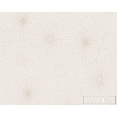 AS CREATION Battle of Style 38818-4 fehér csillag mintás klasszikus tapéta