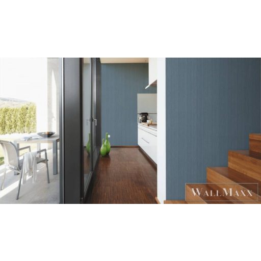 AS CREATION Battle of Style 38819-2 kék csíkos klasszikus tapéta