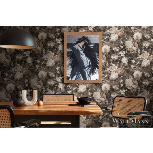 AS CREATION Battle of Style 38821-3 bézs virág mintás klasszikus tapéta