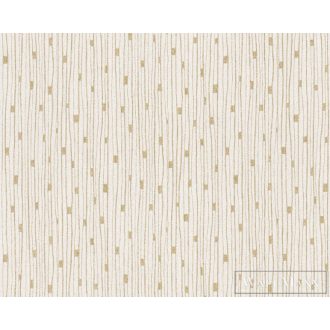   AS CREATION Battle of Style 38822-3 arany csíkos klasszikus tapéta