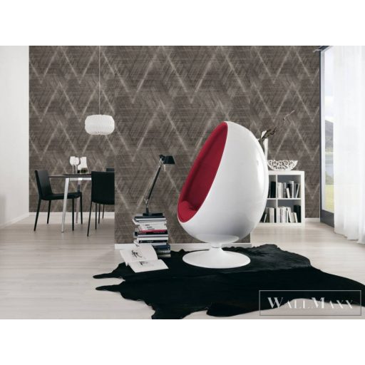 AS CREATION Battle of Style 38824-1 bézs, fekete, szürke Textil mintás Klasszikus vlies tapéta