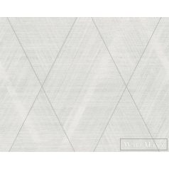 AS CREATION Battle of Style 38824-3 szürke, fémhatású, ezüst Textil mintás Klasszikus vlies tapéta