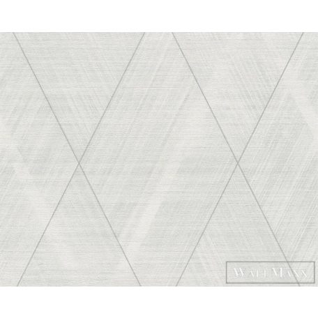 AS CREATION Battle of Style 38824-3 szürke, fémhatású, ezüst Textil mintás Klasszikus vlies tapéta