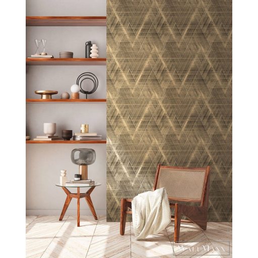 AS CREATION Battle of Style 38824-5 bézs, fekete, barna Textil mintás Klasszikus vlies tapéta