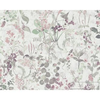   AS CREATION Battle of Style 38825-1 zöld levél mintás klasszikus tapéta