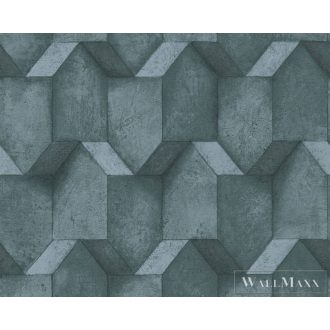   AS CREATION Battle of Style 38827-1 kék Tér-hatású 3D-mintás Klasszikus vlies tapéta