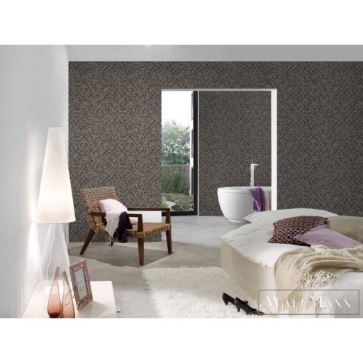 AS CREATION Metropolitan Stories 3 Travel Styles 38828-1 sötét, arany, fémhatású Tér-hatású 3D-mintás Modern vlies tapéta