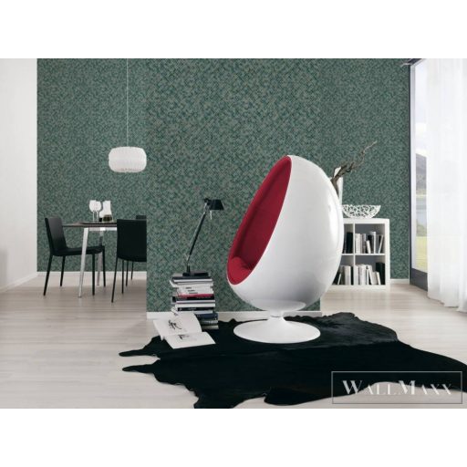 AS CREATION Metropolitan Stories 3 Travel Styles 38828-5 arany, zöld, fémhatású Tér-hatású 3D-mintás Modern vlies tapéta