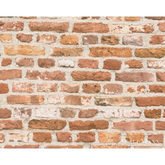   AS CREATION Battle of Style 38829-1 vörös tégla mintás klasszikus tapéta