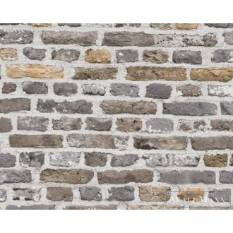   AS CREATION Battle of Style 38829-2 bézs tégla mintás klasszikus tapéta