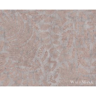   AS CREATION Battle of Style 38830-3 réz levél mintás klasszikus tapéta