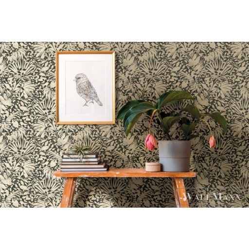 AS CREATION Battle of Style 38831-3 arany levél mintás klasszikus tapéta