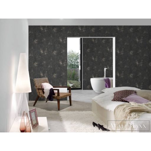 AS CREATION Battle of Style 38832-5 fekete retro mintás klasszikus tapéta