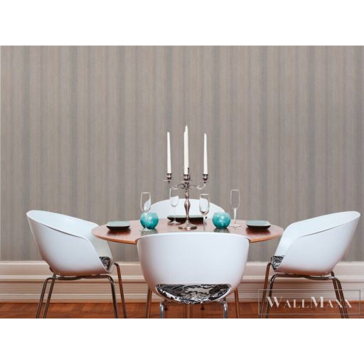 AS CREATION Luxury Damask 38849-2 bézs csíkos elegáns XXL tapéta