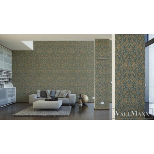 AS CREATION Luxury Damask 38850-1 arany barokk mintás klasszikus XXL tapéta