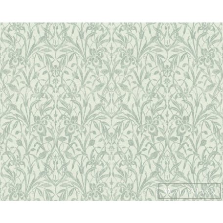 AS CREATION Luxury Damask 38850-5 türkiz barokk mintás klasszikus XXL tapéta